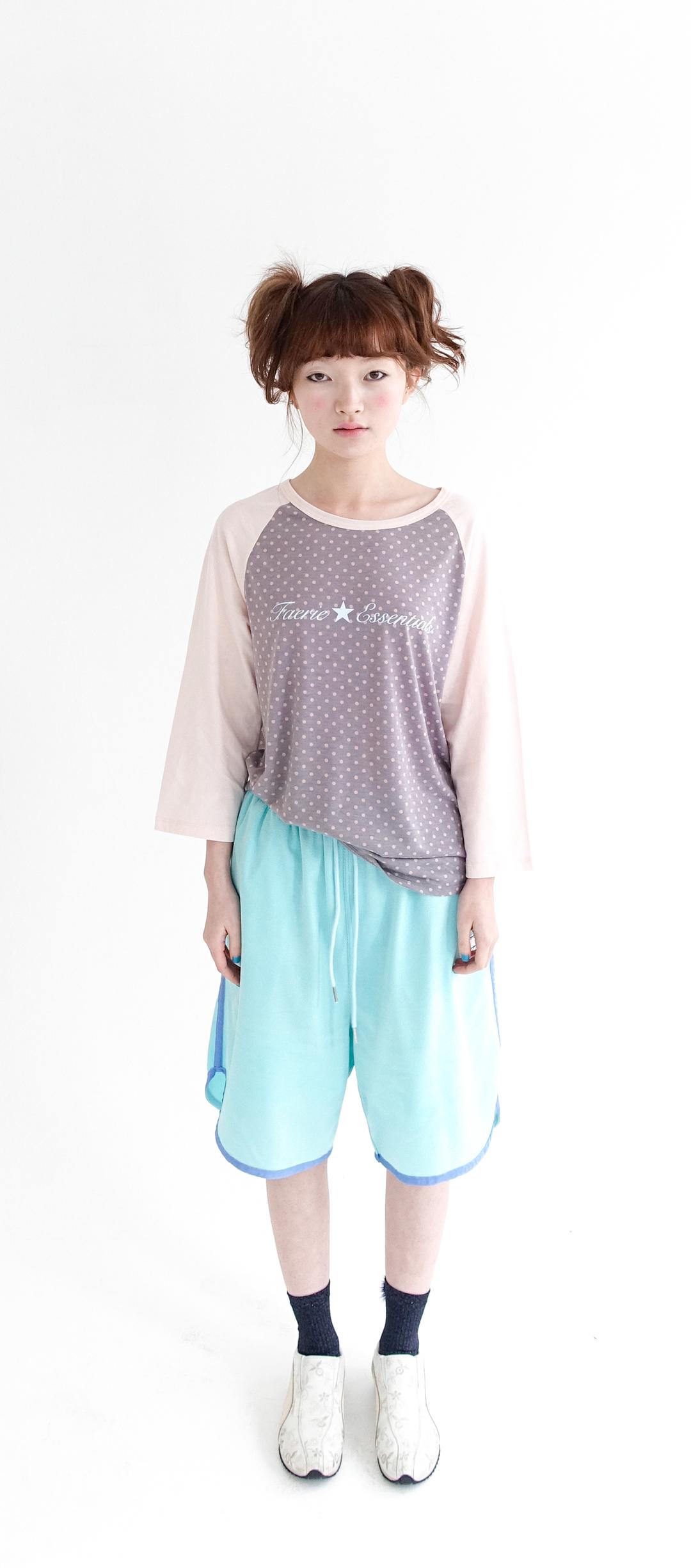 4차★[F.E.E.S] shining sporty boxer pants (neon blue)