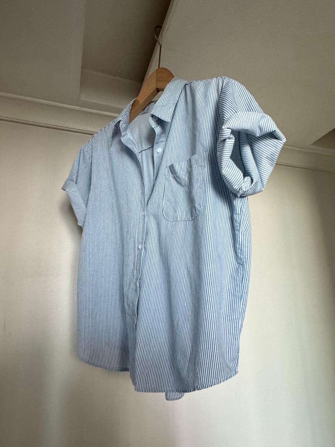 stripe washing sh-bule