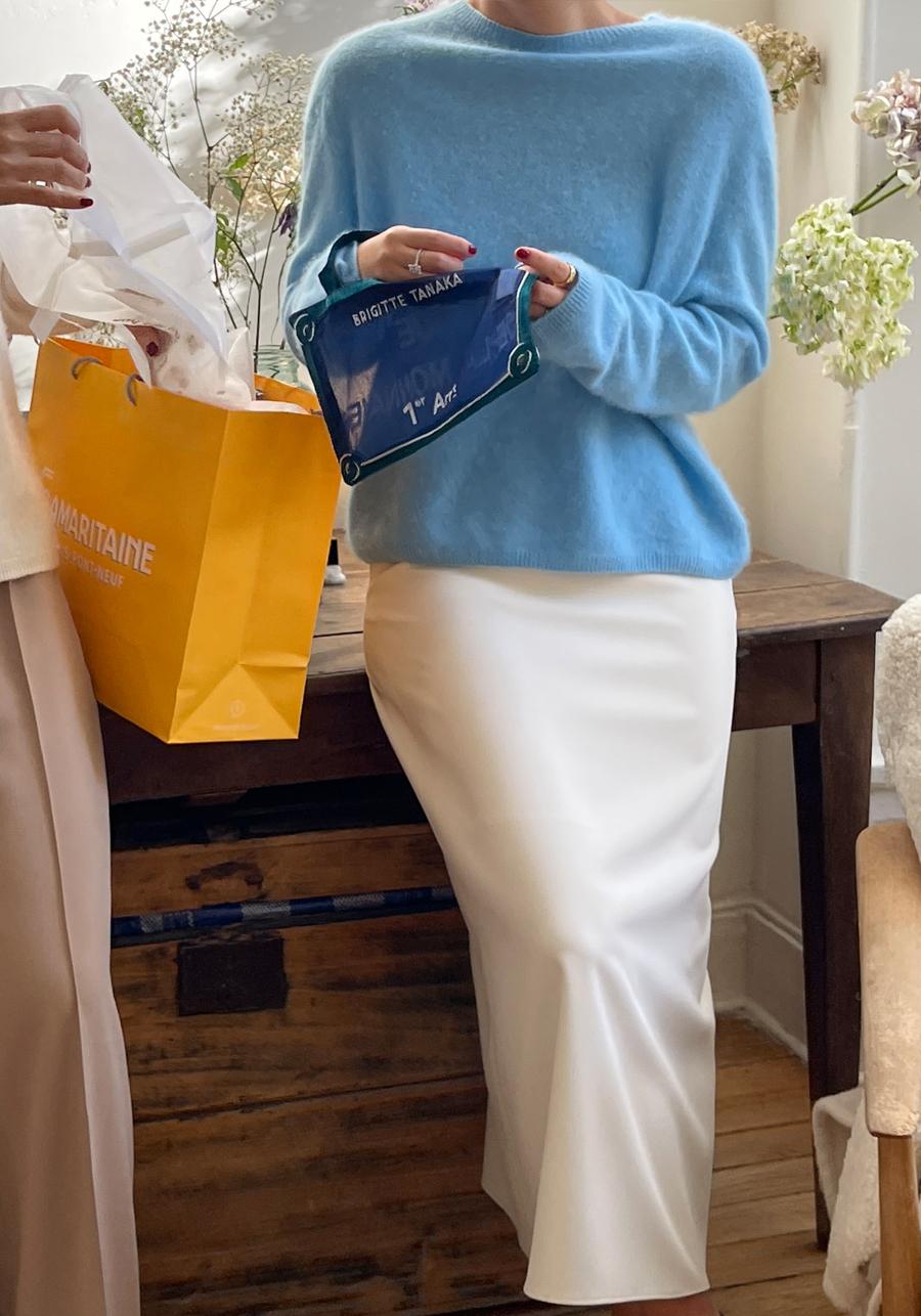 구름 캐시미어 라운드 니트(4col)