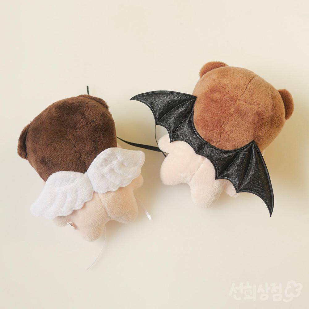 10cm 15CM 인형 날개 무속성 아이돌 천사 악마 소품 귀여운 솜깅이 솜