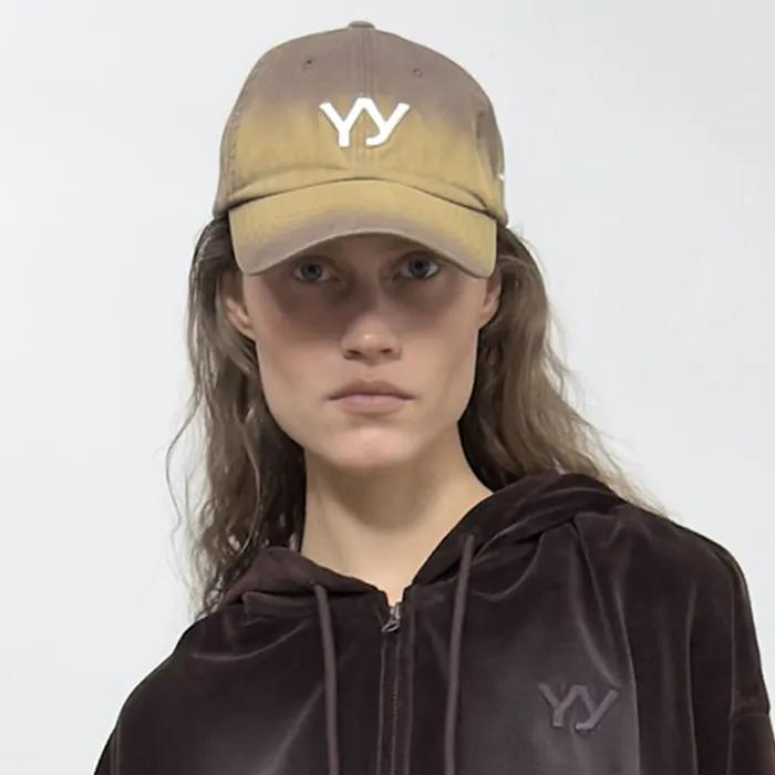 YY GRADIENT BALL CAP (BROWN)