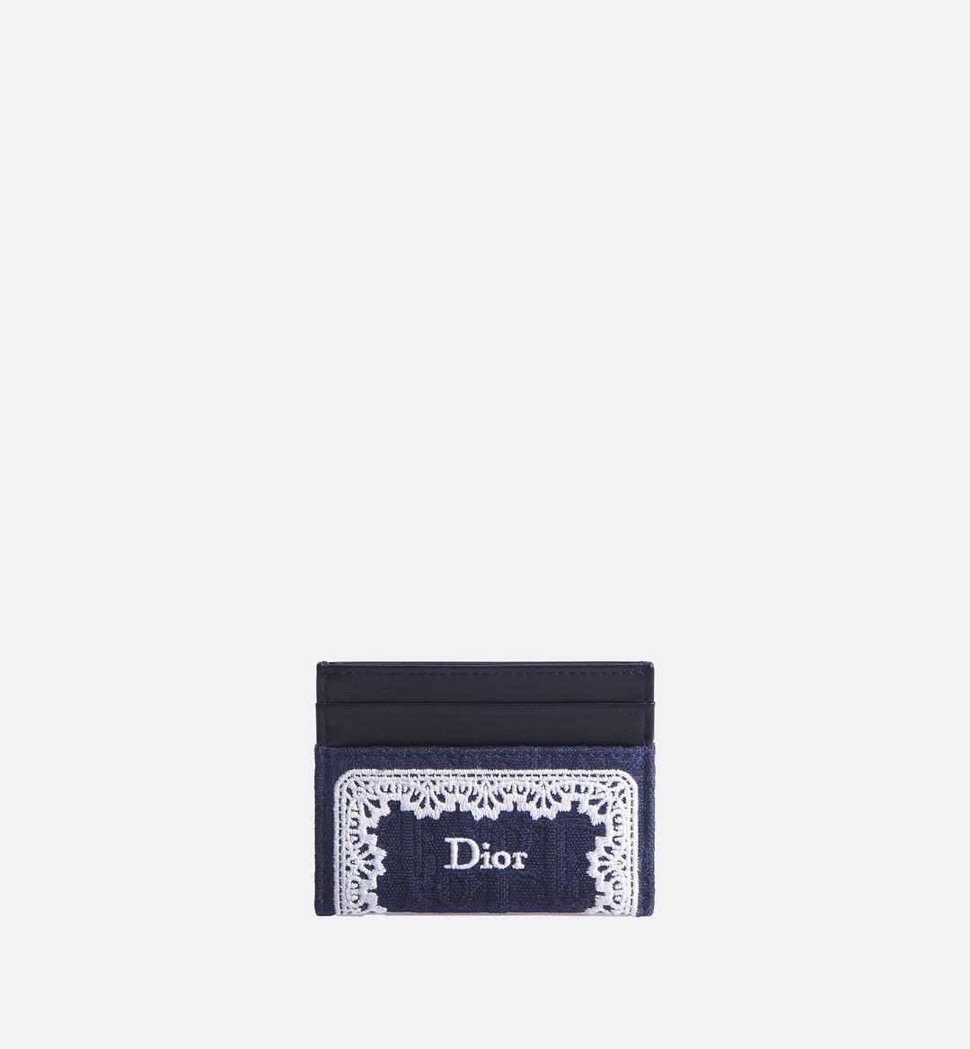 Dior Oblique Freesia Card Holder