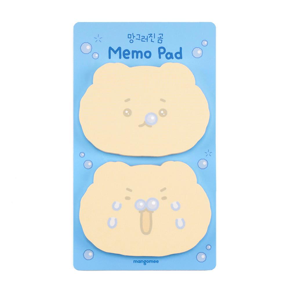 망그러진 곰 점착 메모지 울먹