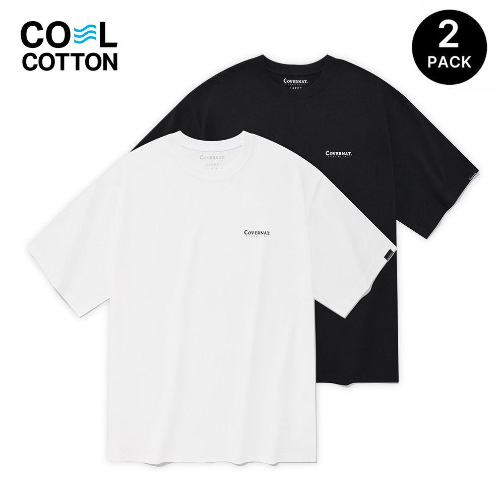 남녀공용 쿨 코튼 2-PACK 티셔츠 CO2402STE1