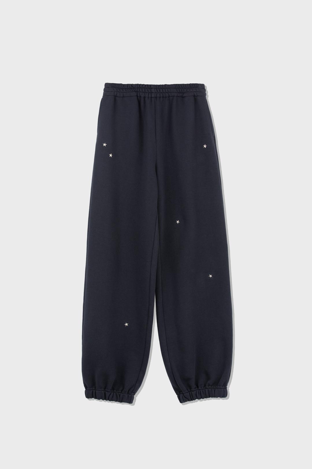 [3/4 예약배송] STAR RIVET SWEATPANTS (NAVY)