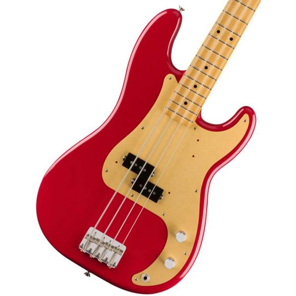 펜더 빈테라 50s Precision Bass, 다코타 레드, 메이플 핑거보드