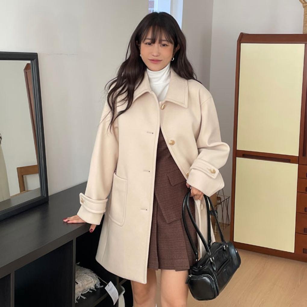 스탠카라 하프 코트_MIWJHF14PG