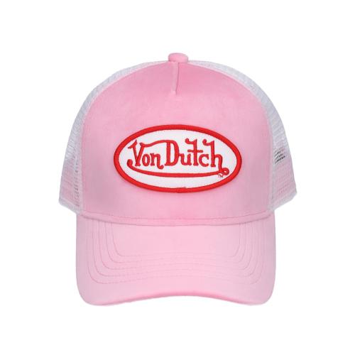 본더치(VON DUTCH)  프리티 핑크 벨벳 트러커 - 사이즈 & 후기 | 무신사