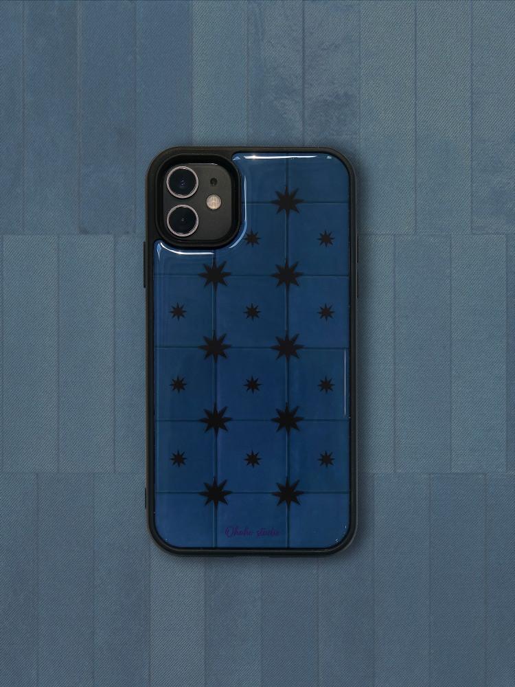 오하호스튜디오 Vintage Blue 빈티지 블루 에폭시 범퍼케이스 아이폰11