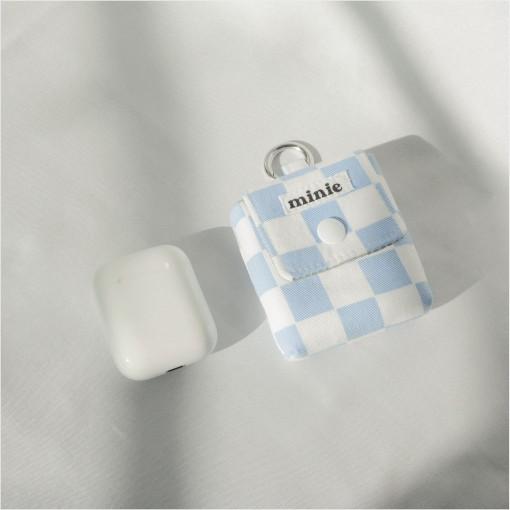 [미니에] 이어폰 파우치_스카이 블루