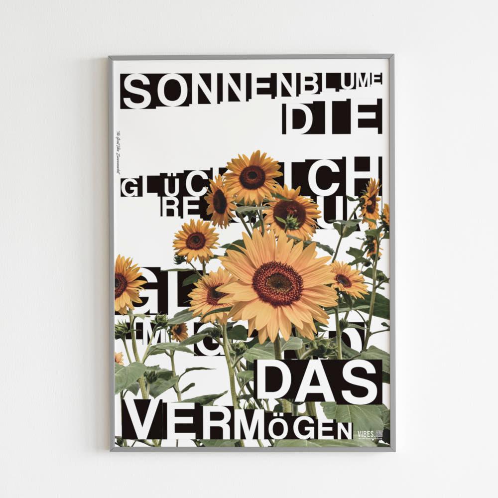 바이브 해바라기 액자 포스터 DIE SONNENBLUME2