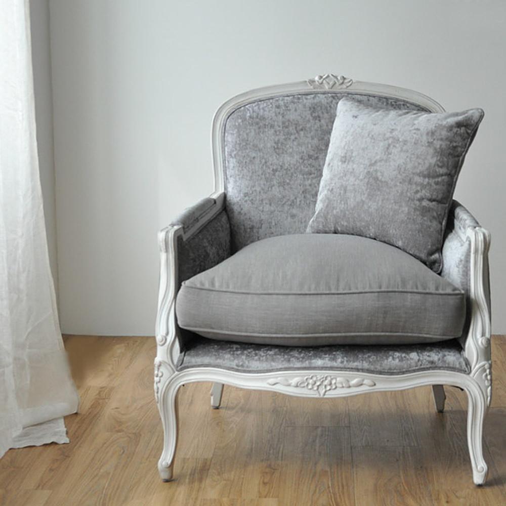 꼬떼따블 수잔 패브릭 암체어 그레이 90550