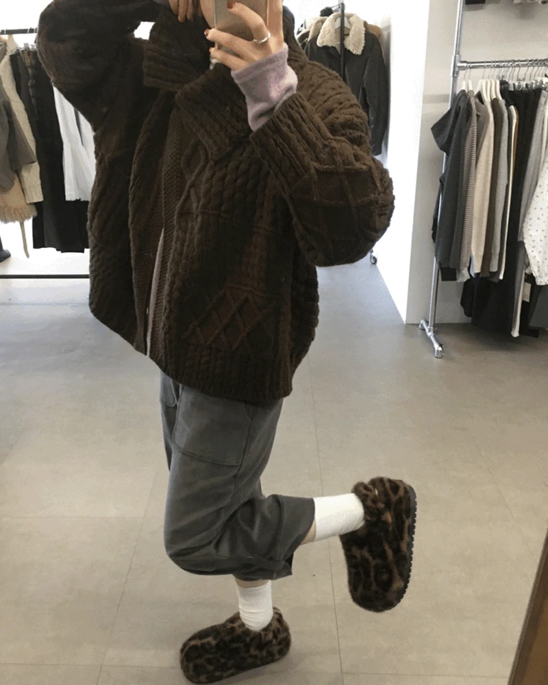 [오늘출발]잇티 플러피 클로그 (3color) *호피 245, 베이지 235 당일 발송 가능!