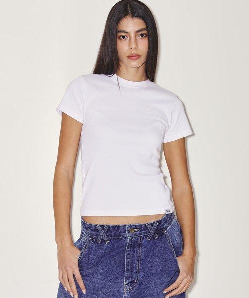 BASIC FITTED TEE WHITE