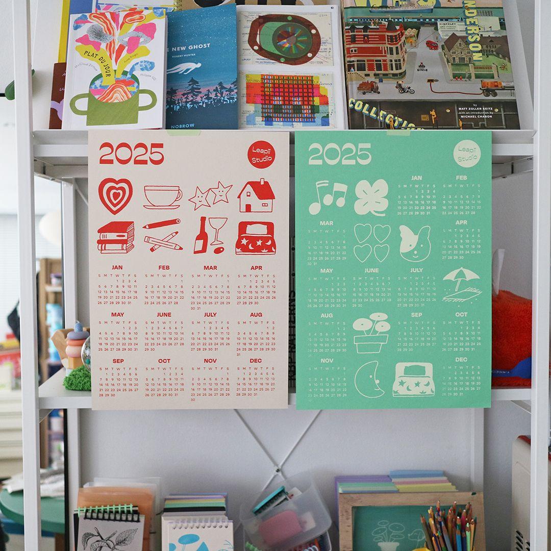2025 Silkscreen Calendar, 3종, 리피스튜디오