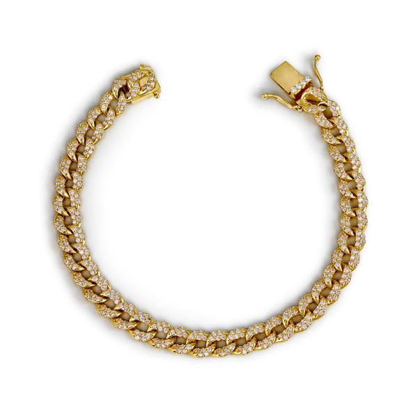 Baby Link Diamond Bracelet