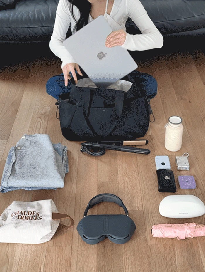 1박 2일 나일론 투웨이 백팩 숄더백