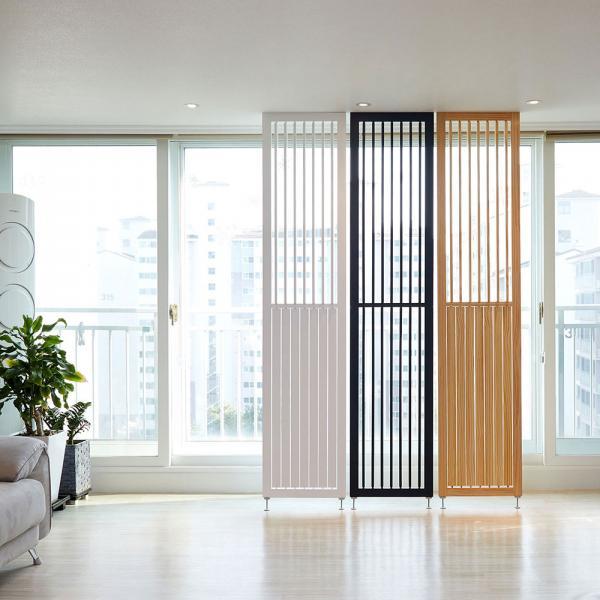 무빙 스트라이프 원목 인테리어 가벽 파티션 3color
