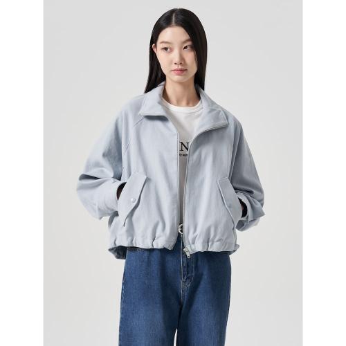 트윌 코튼 하이넥 점퍼  스카이블루 (324239LY2Q)