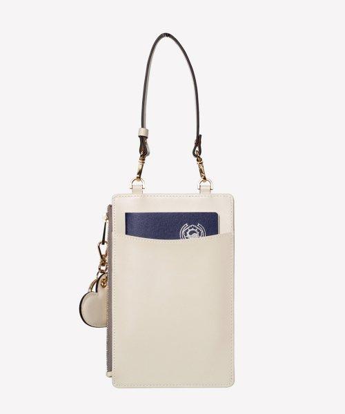 스틴 소가죽 여권 슬리브(크림)B41323