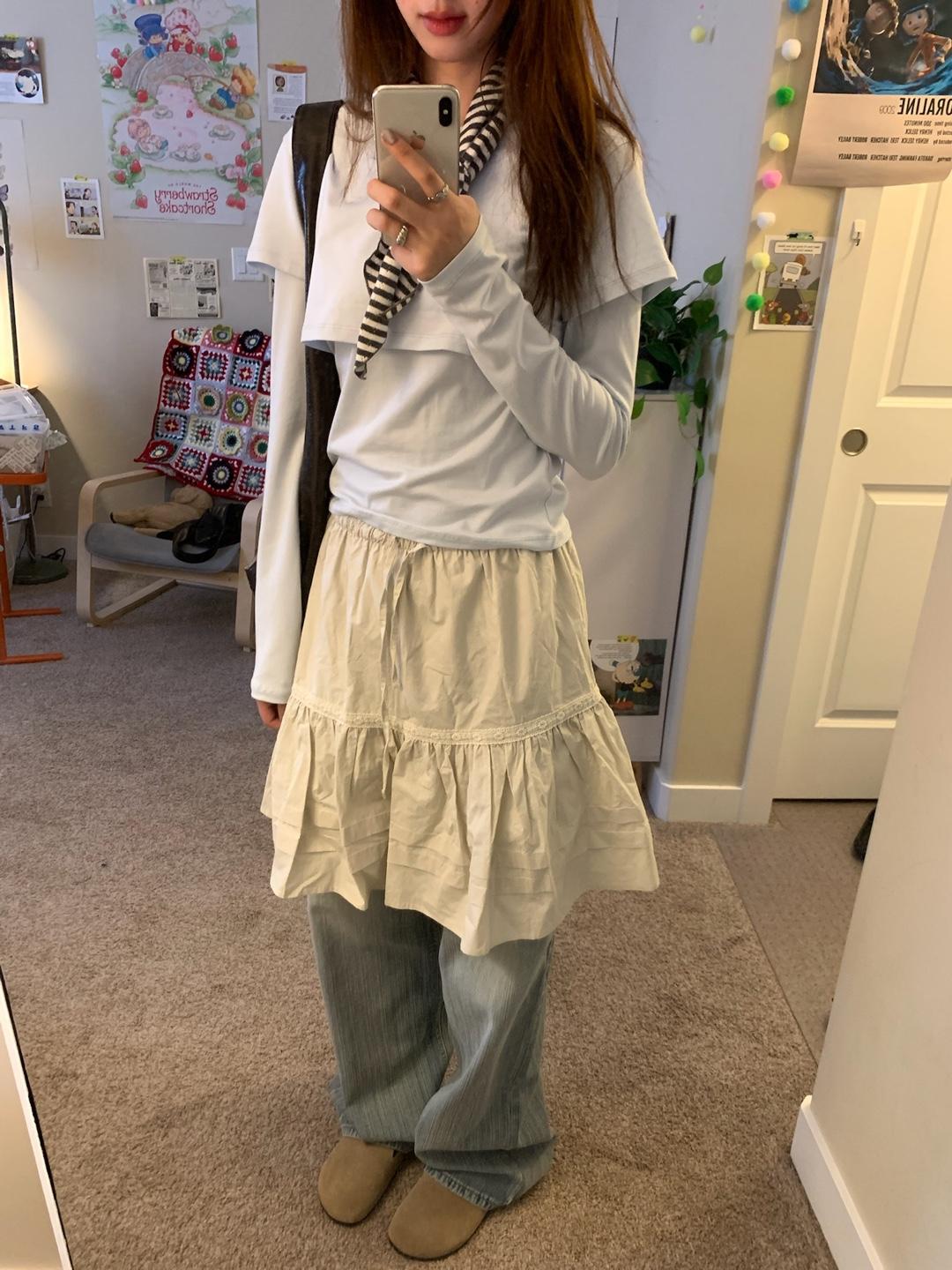 cottage lace skirt