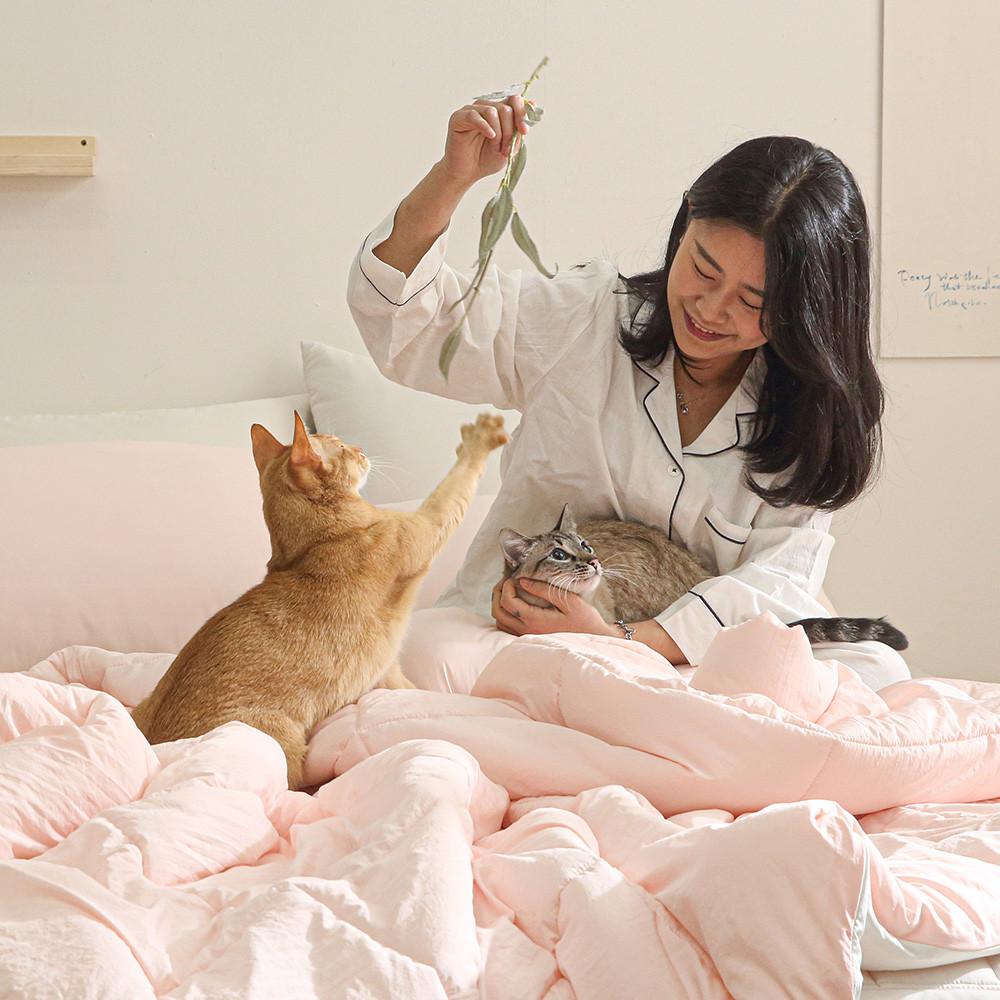 오르카홈 알러지케어 차렵 이불 고양이 강아지 털 안붙는 이불