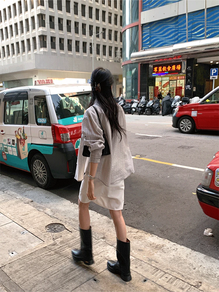 길먼 스트라이프 셔츠
