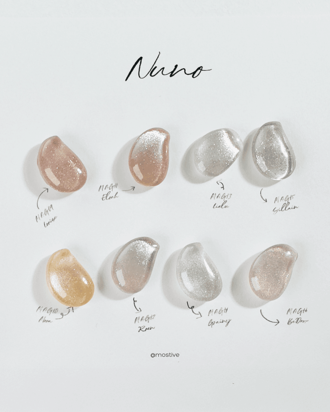 [단품] 모스티브 자석젤 누노 12ml  MAG-09~16