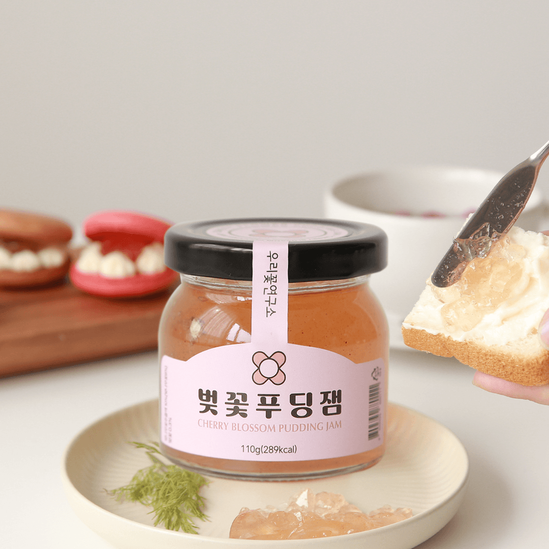 벚꽃 꽃차 푸딩잼 110g