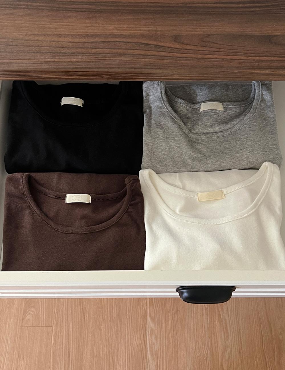 [쥔장강추✨] 푸딩 모달 기모 긴팔티셔츠