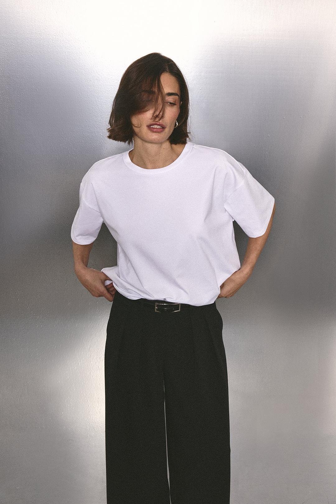 Round Neck Oversized Heavy Tee