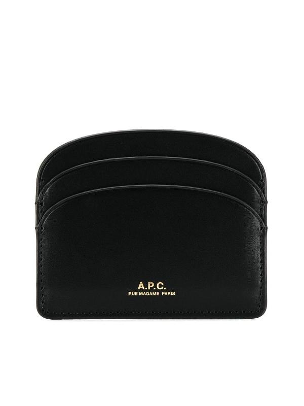 데미룬 하프문 레더 카드 지갑