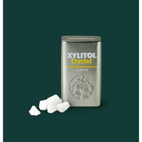 스타벅스 자일리톨 캔디 사탕 크리스탈 레몬 1개, 28g, 1개
