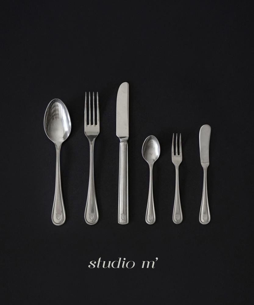 (당일/무료배송) 스튜디오엠 샤팡테 커트러리 디저트스푼 핸드메이드 빈티지