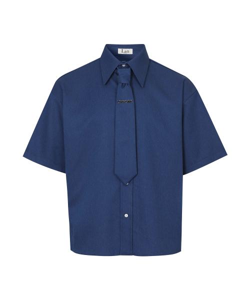 [0014] 오션 데님 타이 하프 셔츠