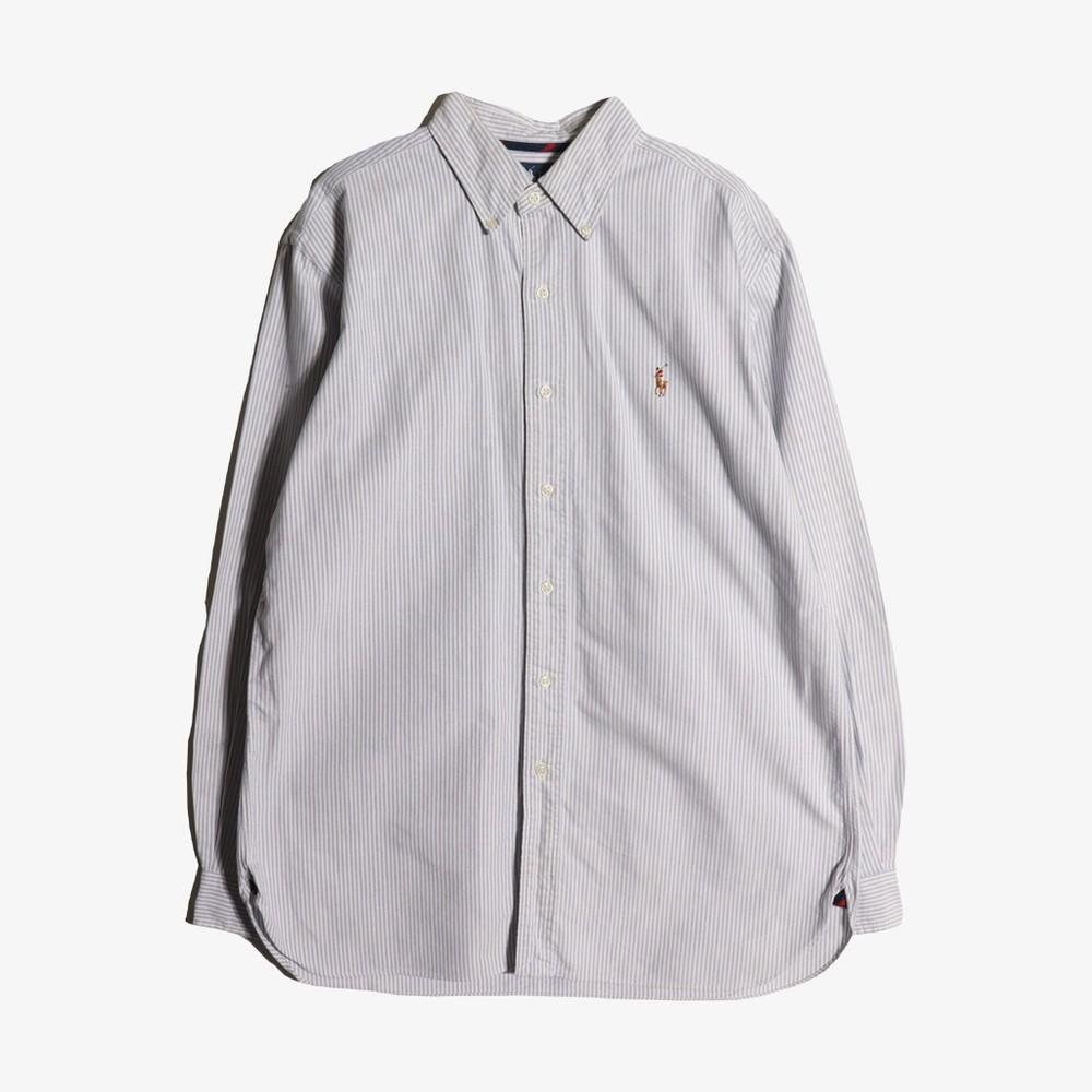 POLO BY RALPH LAUREN- 폴로 랄프로렌 코튼 100% 스트라이프 셔츠 - L