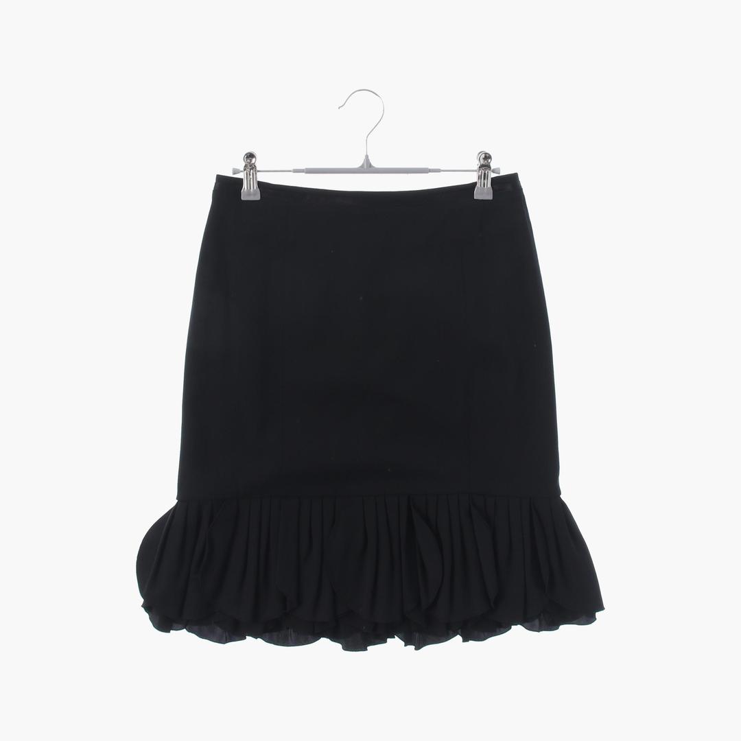 오브제 강진영 울 베이직 스커트 여자 35cm