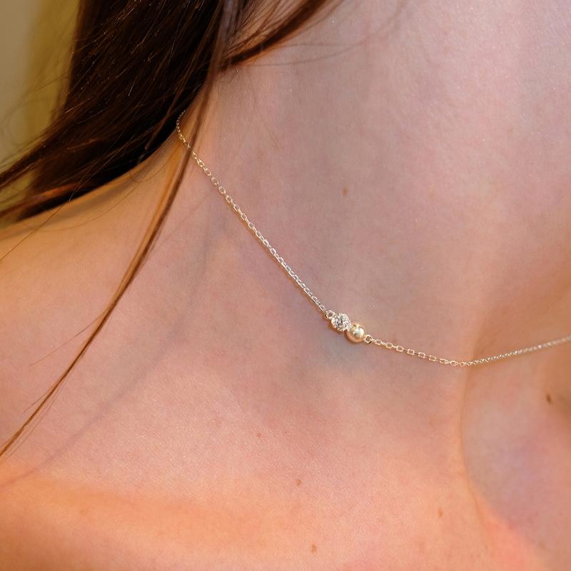 [아몬즈 단독] Raindrop Necklace
