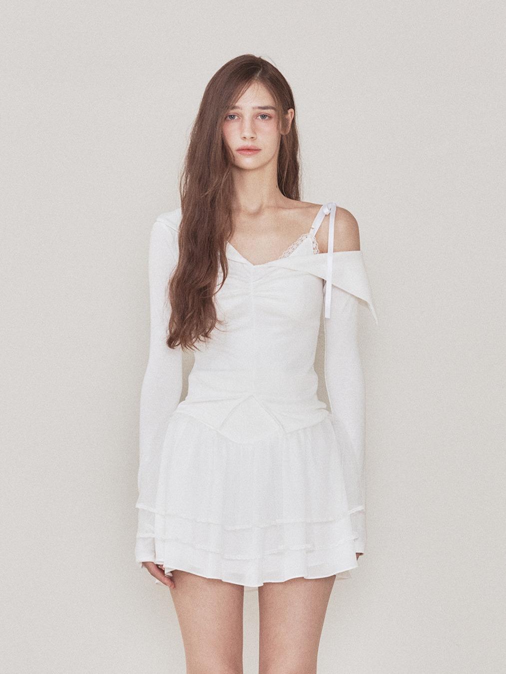 [9/19 예약배송]Bunny top set  (Ivory)