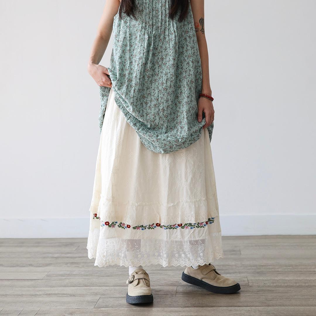 Otm Lace Flower Skirt