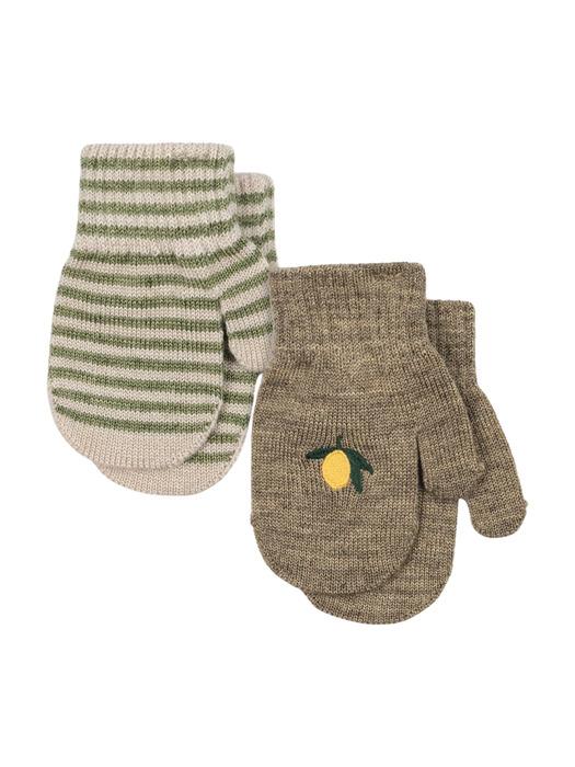 [국내공식] 필라 벙어리 장갑 2팩 LEMON STRIPE