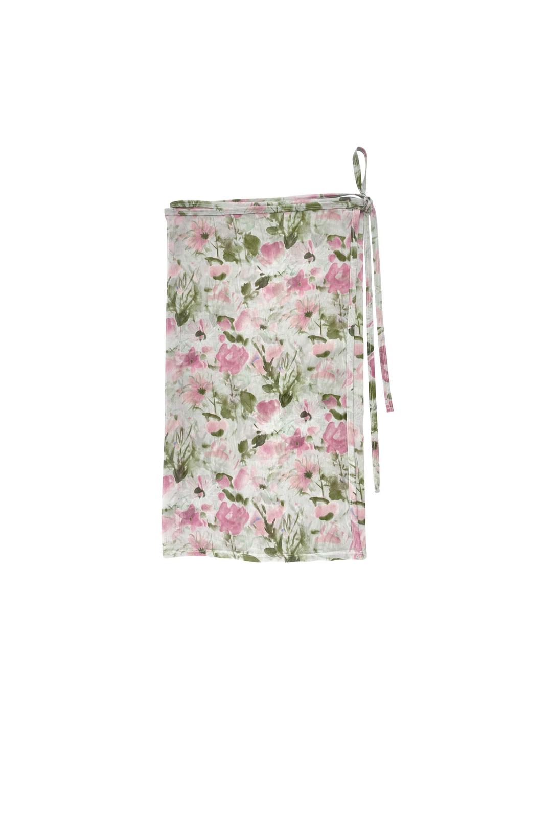 rose layered skirt Khaki