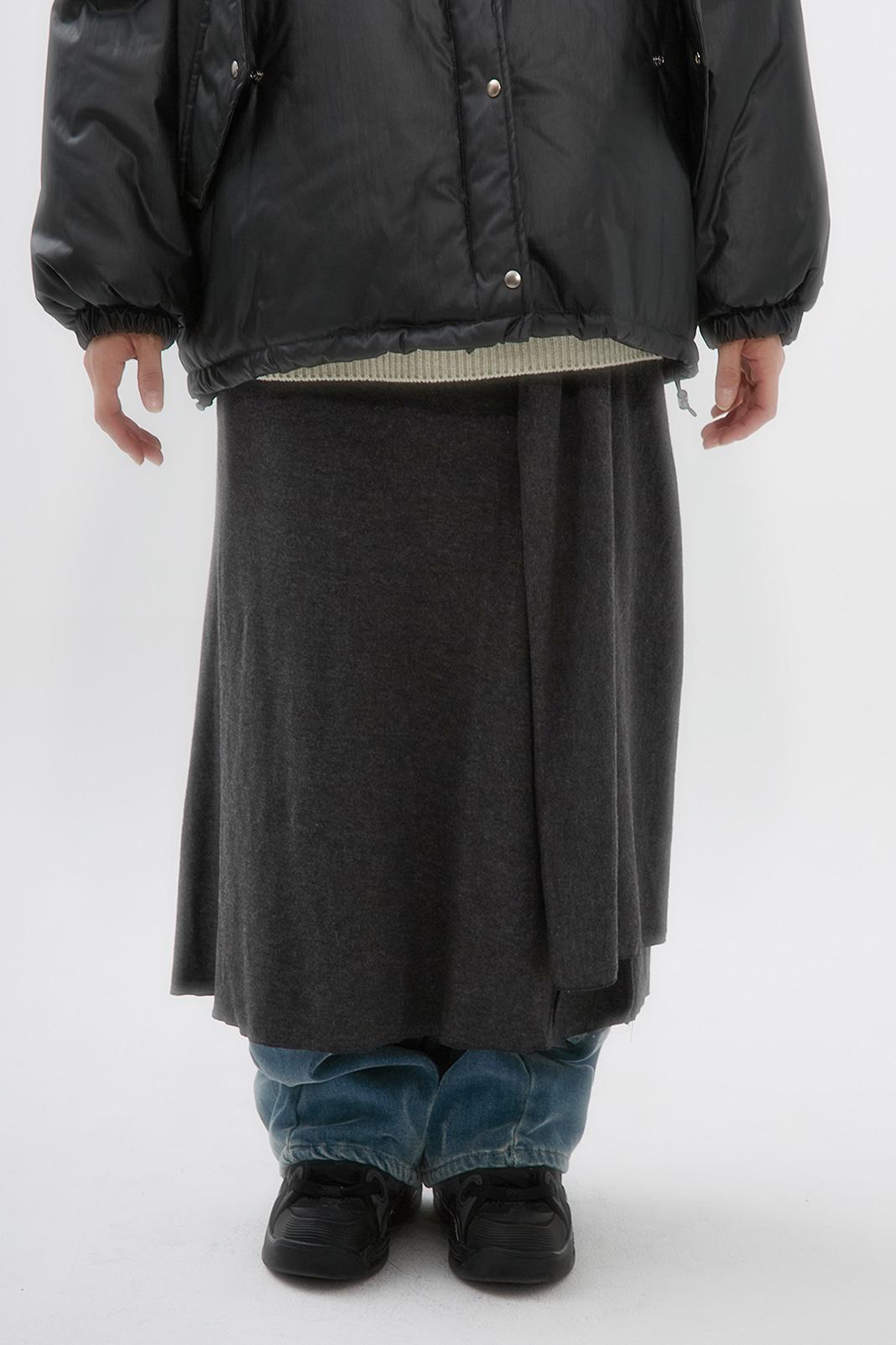 ANGORA UNBALANCE SKIRT