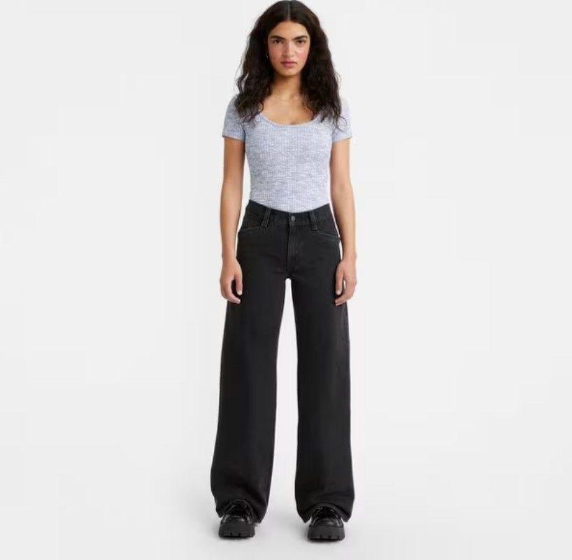 여성 94 배기 와이드레그 진 (A5929-0006)