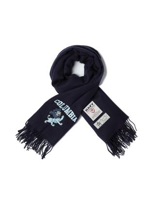 [COLLECTION LINE]ARCHIVE IVY LOGO WOOL MUFFLER NAVY