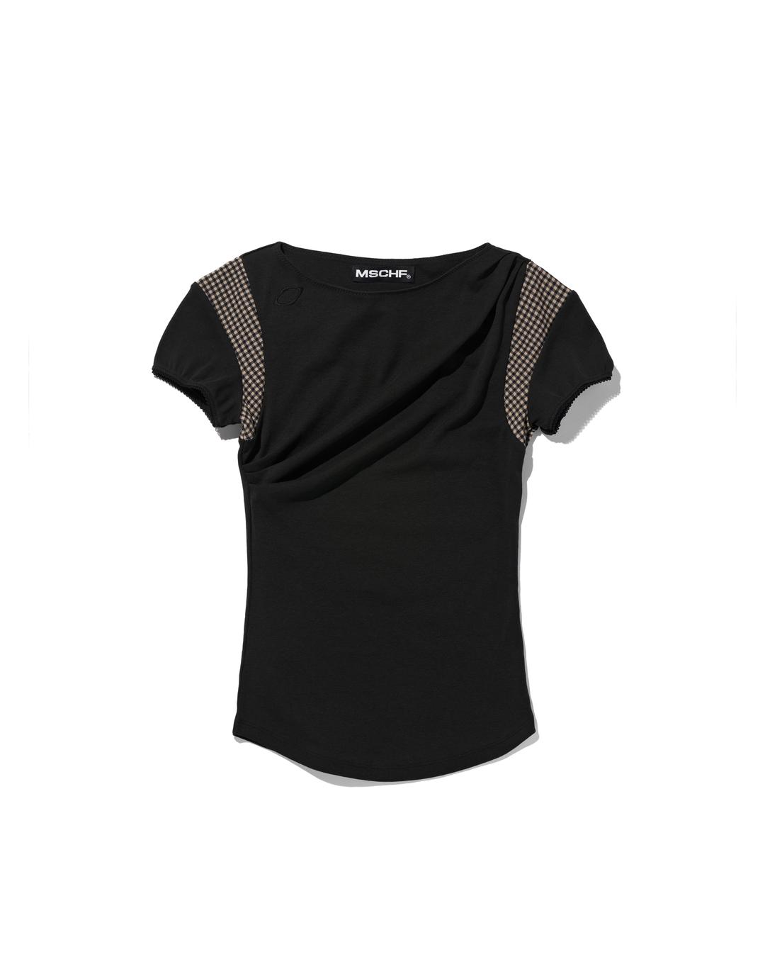 COWL CHECK BLOCK TOP_BLACK