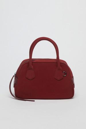 Half tote bag(Melot red)