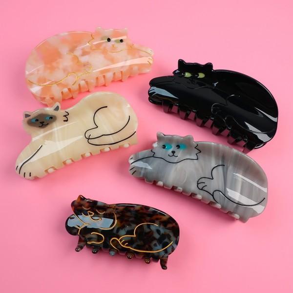 Coucousuzette Cat collection(hair claw, mirror)