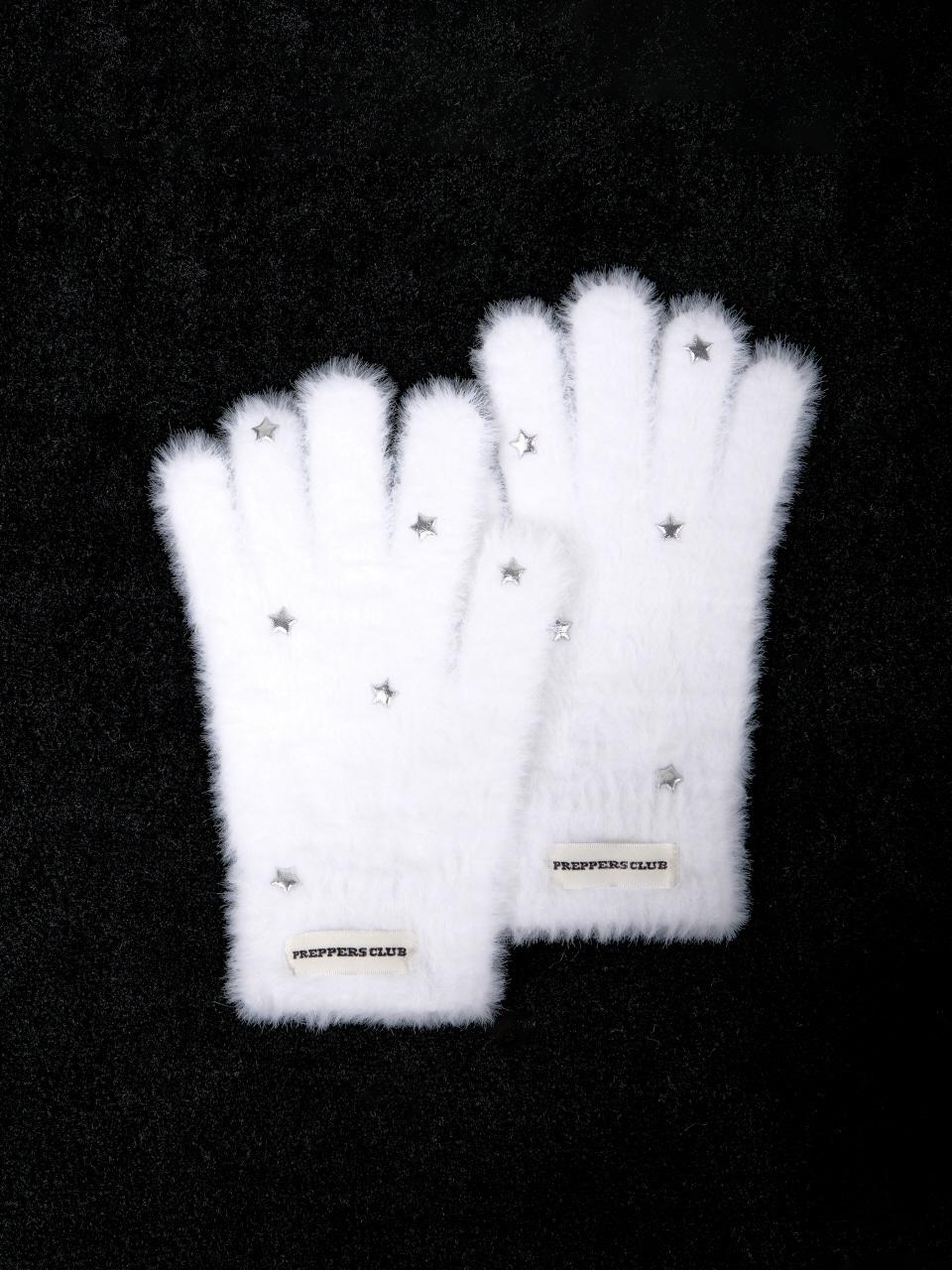 SNOW STAR FUR GLOVES