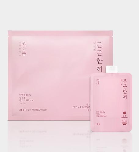 든든한끼 단백질 쉐이크 딸기맛 45g x 7개입